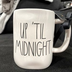 Rae Dunn Disney Cinderella Up Until Midnight Mug NWT HTF